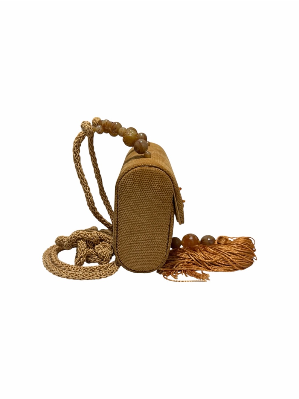Rafael Sanchez Tan Reptile Crossbody Handbag - Picture 4 of 8